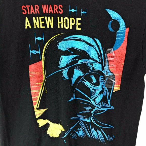 (SOLD) Star Wars Fifth Sun Black A New Hope Shirt - Picture 2 of 6